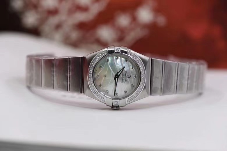 오메가 컨스틸레이션 화이트 자개판 25mm 5